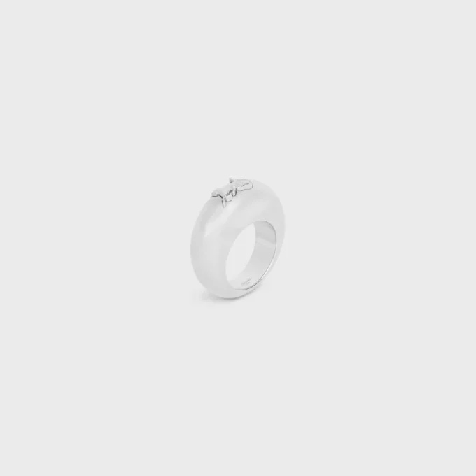 Anillo CELINE Sulky de latón con acabado de rodio Anillo CELINE Sulky de latón con acabado de rodio