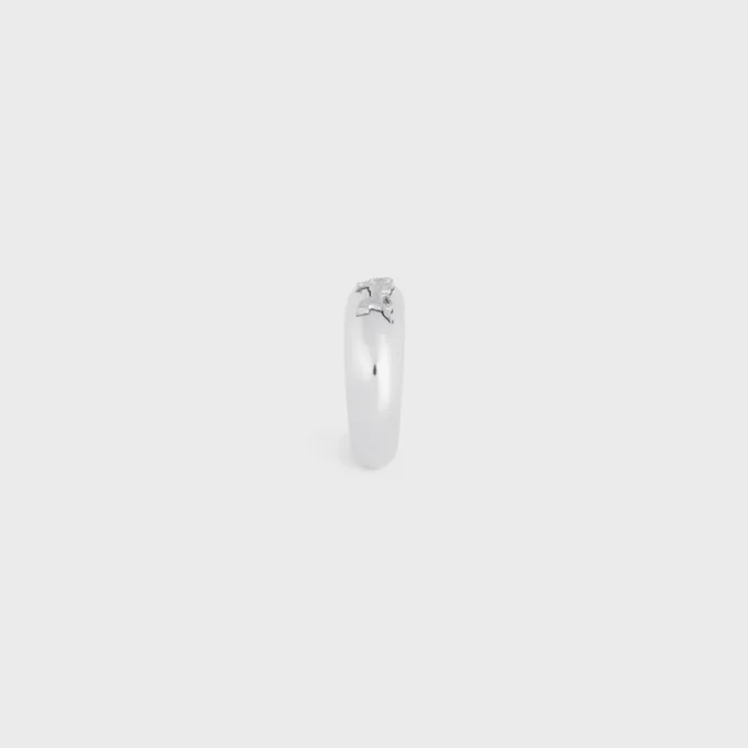 Anillo CELINE Sulky de latón con acabado de rodio Anillo CELINE Sulky de latón con acabado de rodio