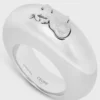 Anillo CELINE Sulky de latón con acabado de rodio Anillo CELINE Sulky de latón con acabado de rodio