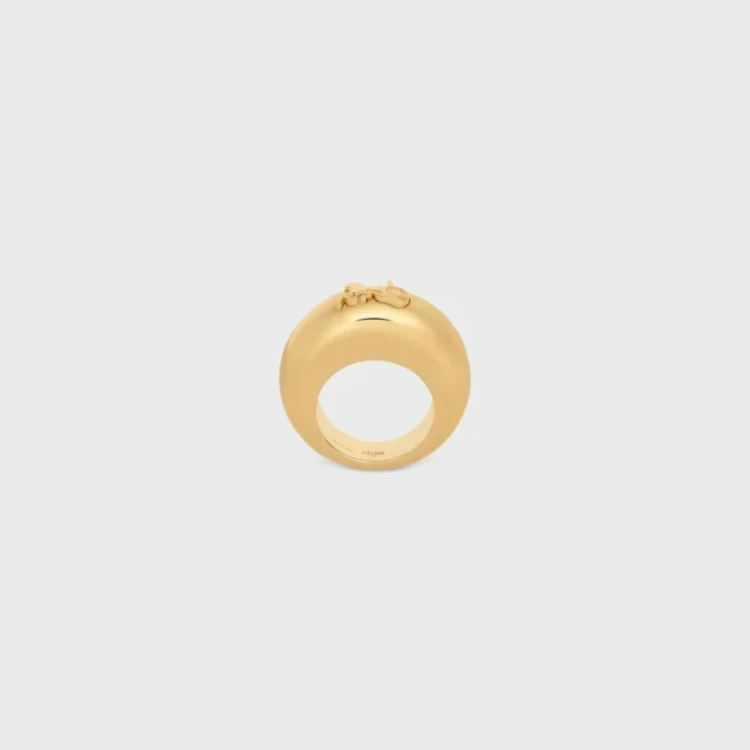 Anillo CELINE Sulky de latón con acabado dorado Anillo CELINE Sulky de latón con acabado dorado