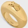Anillo CELINE Sulky de latón con acabado dorado Anillo CELINE Sulky de latón con acabado dorado