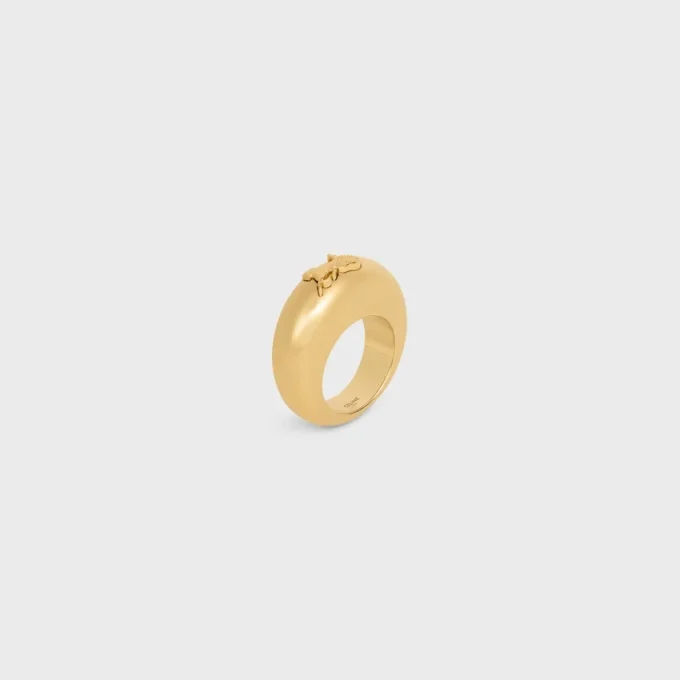 Anillo CELINE Sulky de latón con acabado dorado Anillo CELINE Sulky de latón con acabado dorado