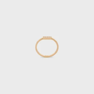 Anillo de la línea CELINE en oro amarillo y diamantes
