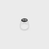Anillo de sello CELINE Sulky en esmalte y latón con acabado en rodio