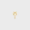 Anillo Les Perles CELINE con strass, perlas de resina y latón con acabado dorado