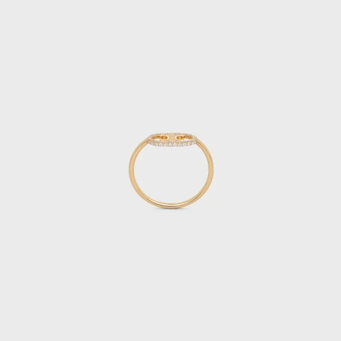 Anillo Maillon Triomphe en oro amarillo y diamantes Anillo Maillon Triomphe en oro amarillo y diamantes