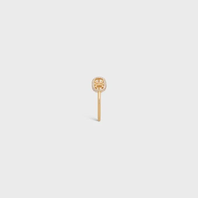 Anillo Maillon Triomphe en oro amarillo y diamantes Anillo Maillon Triomphe en oro amarillo y diamantes