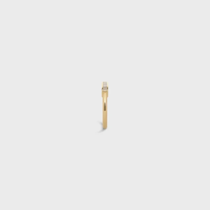 Anillo «Système» en oro amarillo y diamantes Anillo «Système» en oro amarillo y diamantes