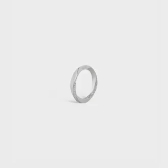 Anillo Torsion en oro blanco y diamantes