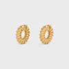 Aros CELINE Dafila Torsade en latón con acabado dorado Aros CELINE Dafila Torsade en latón con acabado dorado