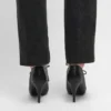 Bailarinas con cordones y tacón Oxford, de piel de becerro – Curtido vegetal
