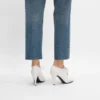 Bailarinas con cordones y tacón Oxford, de piel de becerro – Curtido vegetal