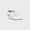 Bailarinas con cordones y tacón Oxford, de piel de becerro – Curtido vegetal