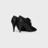 Bailarinas con cordones y tacón Oxford, de piel de becerro – Curtido vegetal