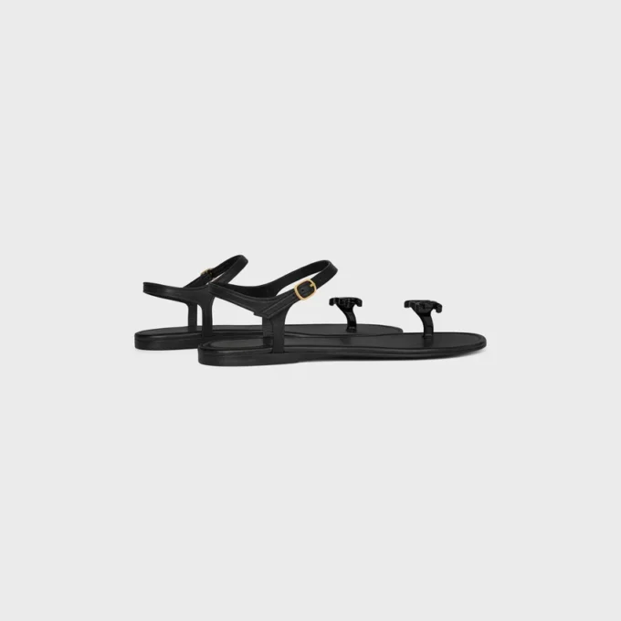 Bay – Sandalia de tiras Triomphe en piel de becerro flexible