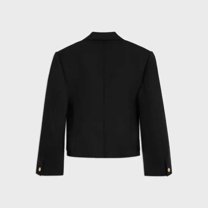 Blazer Colonne en gabardina de lana Blazer Colonne en gabardina de lana