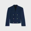 Blazer Colonne en lana con diseño diagonal Blazer Colonne en lana con diseño diagonal