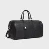 Bolsa de viaje grande en piel de becerro granulada
