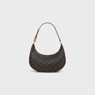 Bolso Ava en Triomphe Canvas y piel de becerro