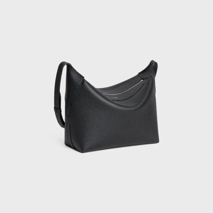 Bolso bandolera Harry en piel de becerro granulada