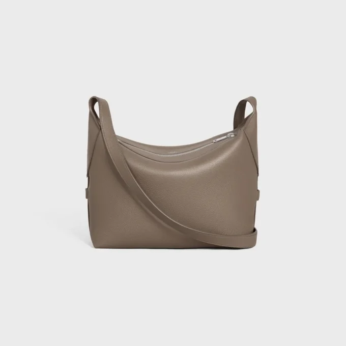 Bolso bandolera Harry en piel de becerro granulada