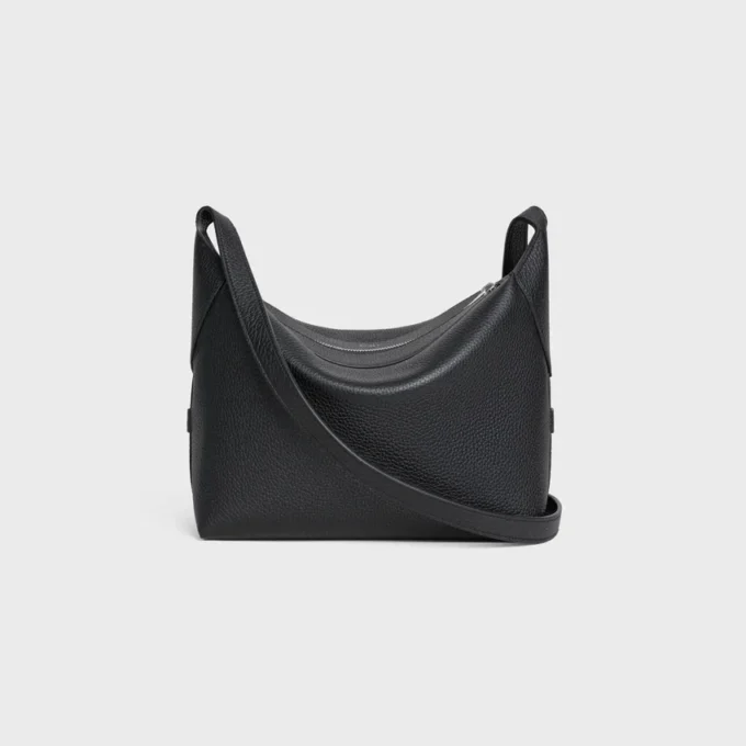 Bolso bandolera Harry en piel de becerro granulada