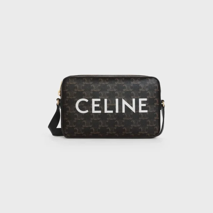 Bolso bandolera mediano de Triomphe Canvas con estampado CELINE