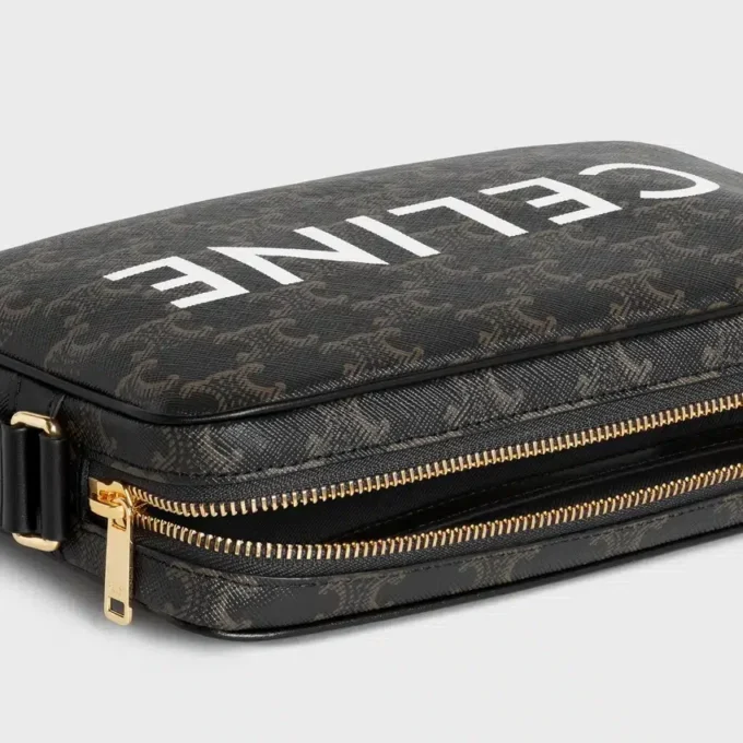 Bolso bandolera mediano de Triomphe Canvas con estampado CELINE