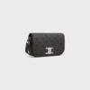 Bolso bandolera pequeño Triomphe en Triomphe Canvas y piel de becerro