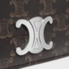Bolso bandolera pequeño Triomphe en Triomphe Canvas y piel de becerro