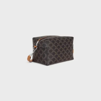 Bolso bandolera Take Away en Triomphe Canvas y piel de becerro