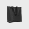 Bolso Cabas con hebilla en piel de becerro con relieve Triomphe