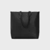 Bolso Cabas con hebilla en piel de becerro con relieve Triomphe
