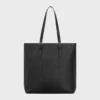 Bolso Cabas con hebilla en piel de becerro con relieve Triomphe