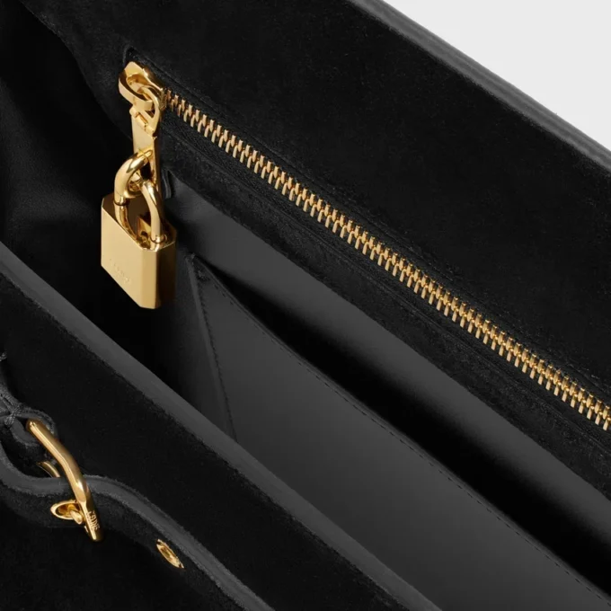 Bolso CELINE Conti en piel de becerro anteada Bolso CELINE Conti en piel de becerro anteada