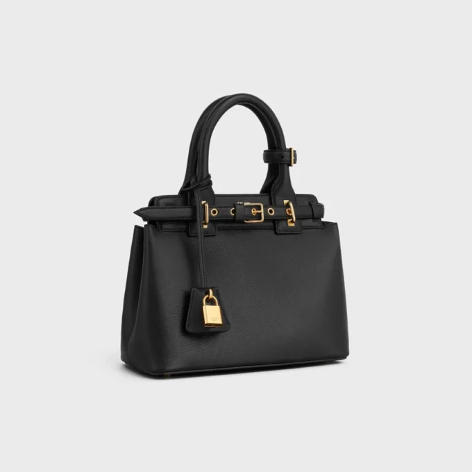 Bolso Celine Conti para Teen en piel de becerro granulada y flexible Bolso Celine Conti para Teen en piel de becerro granulada y flexible