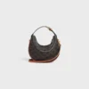 Bolso Celine Lulu para adolescente en Triomphe Canvas y piel de becerro Bolso Celine Lulu para adolescente en Triomphe Canvas y piel de becerro