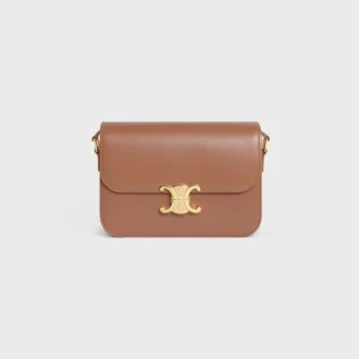 Bolso Classique Triomphe en piel de becerro brillante