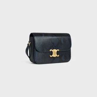 Bolso Classique Triomphe en piel de pitón