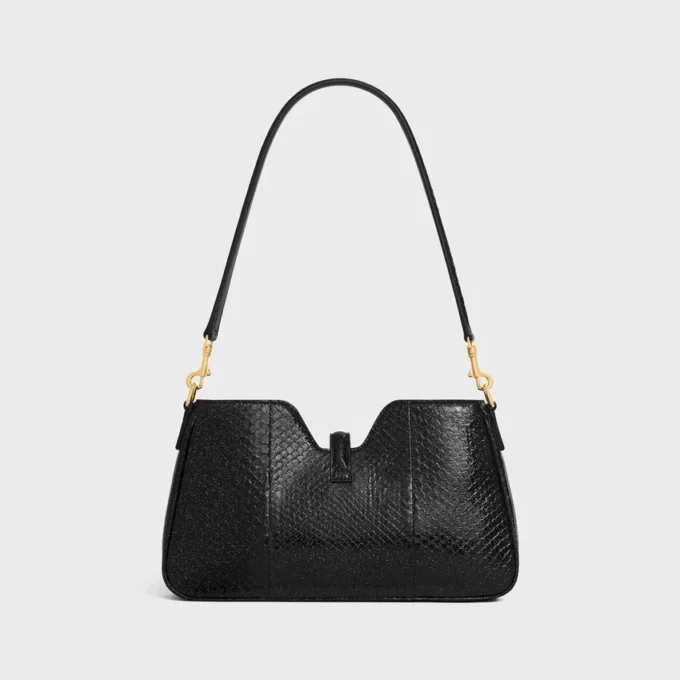 Bolso de hombro Camille 16 Soft en pitón con purpurina Bolso de hombro Camille 16 Soft en pitón con purpurina