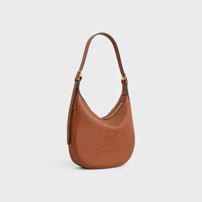 Bolso HeloïSe pequeño en piel de becerro granulada y flexible Bolso HeloïSe pequeño en piel de becerro granulada y flexible