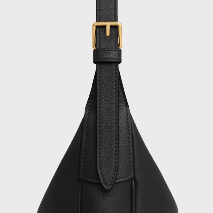 Bolso HeloïSe pequeño en piel de becerro granulada y flexible Bolso HeloïSe pequeño en piel de becerro granulada y flexible