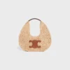 Bolso hobo Classic Panier de CELINE en rafia y piel de becerro Bolso hobo Classic Panier de CELINE en rafia y piel de becerro
