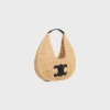 Bolso hobo Classic Panier de CELINE en rafia y piel de becerro Bolso hobo Classic Panier de CELINE en rafia y piel de becerro
