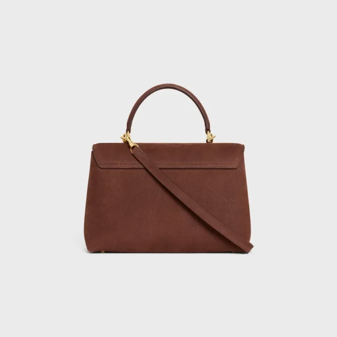 Bolso Nino mediano en piel de becerro nobuk granulada Bolso Nino mediano en piel de becerro nobuk granulada