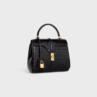 Bolso pequeño 16 en cocodrilo Porosus