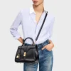 Bolso pequeño 16 en piel de becerro satinada