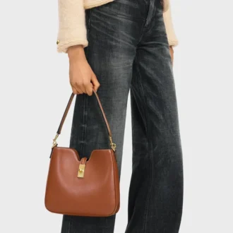 Bolso pequeño Camille Soft 16 en piel de becerro lisa
