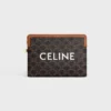 Bolso pequeño con correa Cuir Triomphe en Triomphe Canvas con estampado CELINE Bolso pequeño con correa Cuir Triomphe en Triomphe Canvas con estampado CELINE