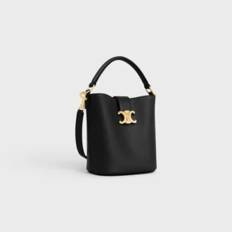 Bolso pequeño Louise de piel de becerro lisa